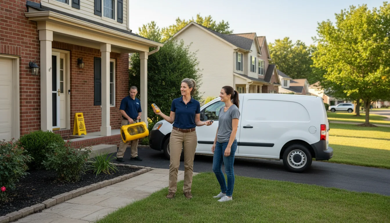 Water restoration image for Emergency Water Extraction & Cleanup in New Middletown, OH